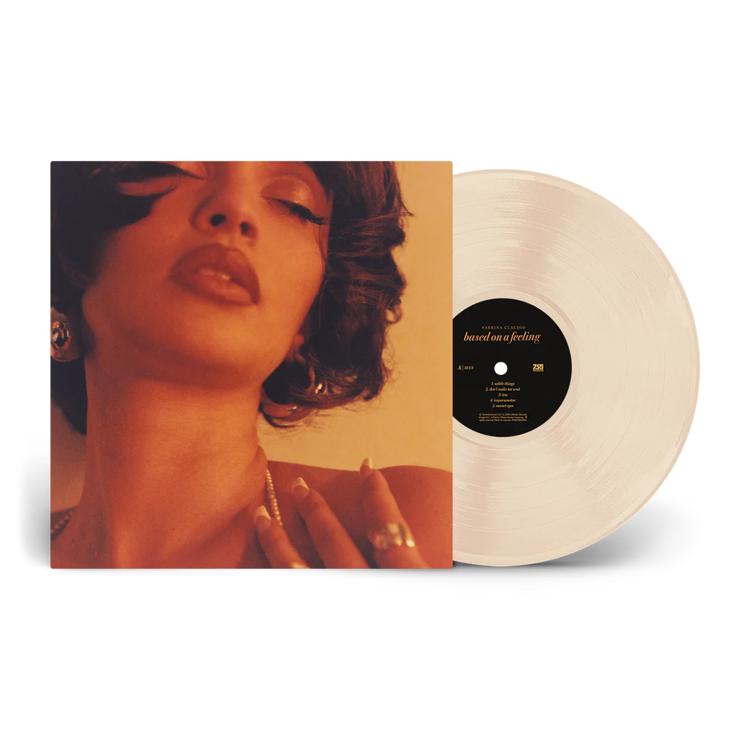 SIGNED Sabrina Claudio - Based On A Feeling Bone White Vinyl Record LP