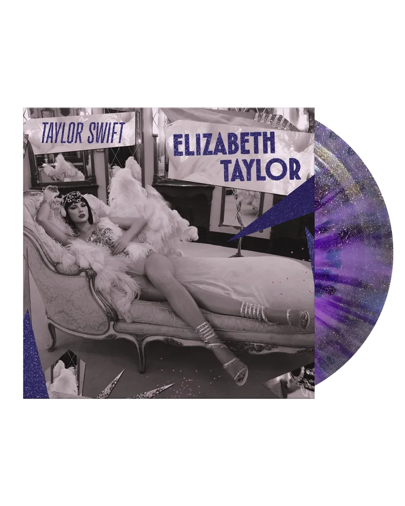 Taylor Swift - Elizabeth Taylor Violet Glitter 7" Vinyl Record LP RSD 2026