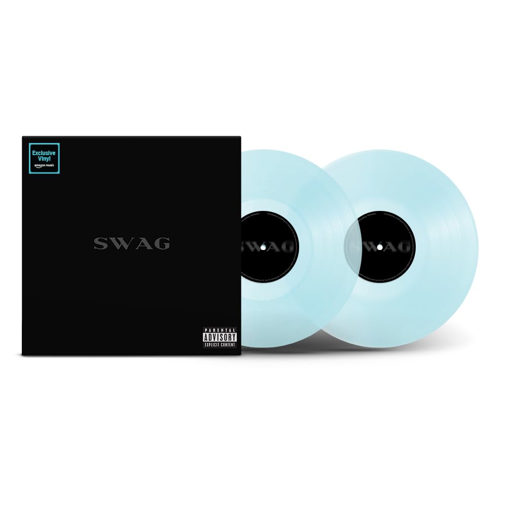 Justin Bieber - Swag "Clear Water" Vinyl Record 2LP