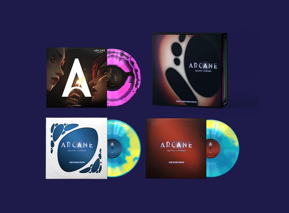 Arcane Soundtrack Season 1 & 2 Vinyl Record 3LP Official Sounndtrack