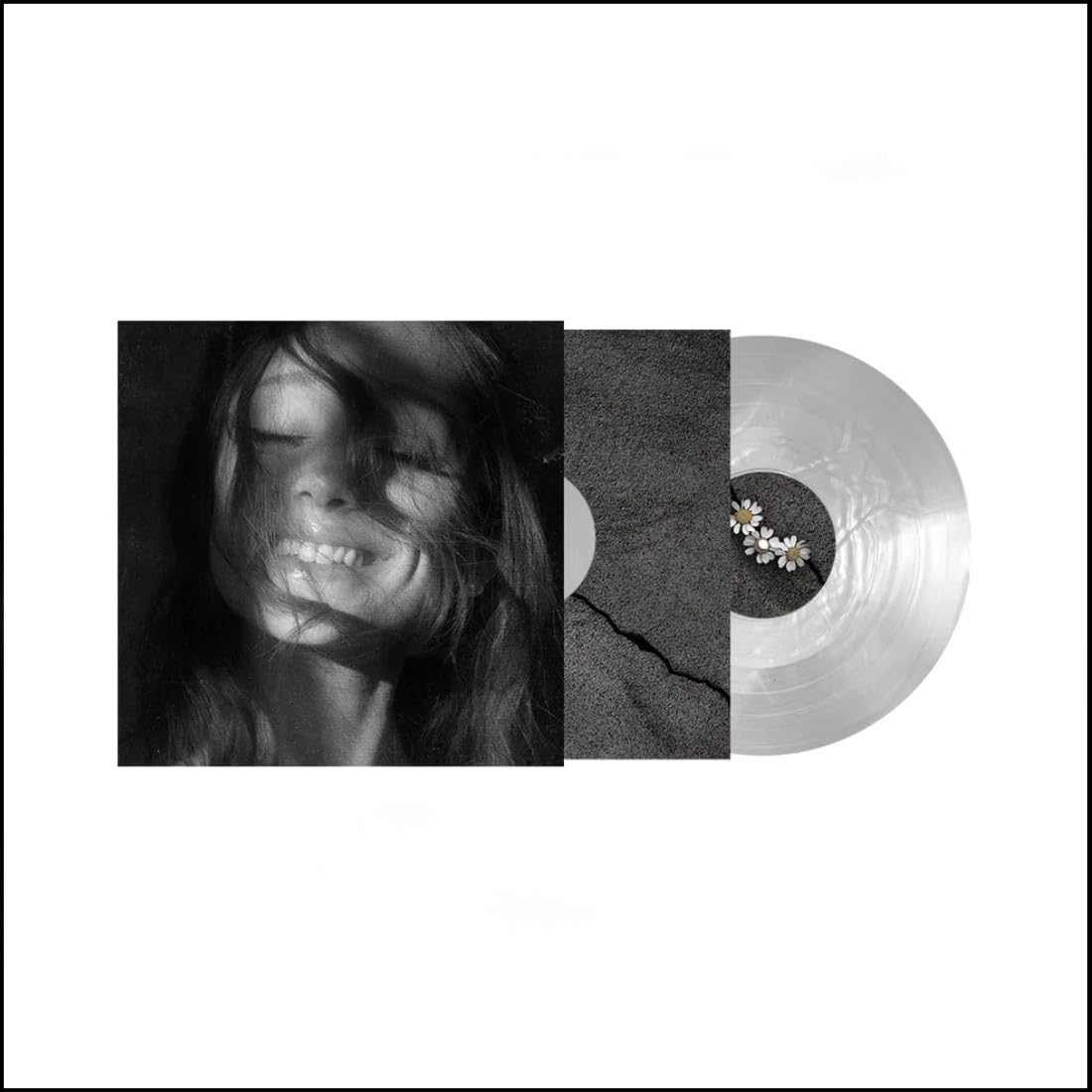 Ariana Grande - petal "Translucent Pearly White" Vinyl Record LP