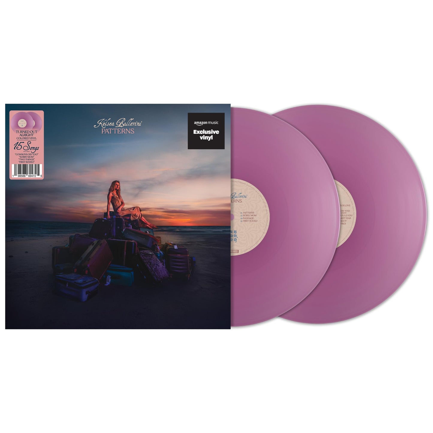 Kelsea Ballerini - PATTERNS "Turned Out Alright" Colored Vinyl Record 2LP