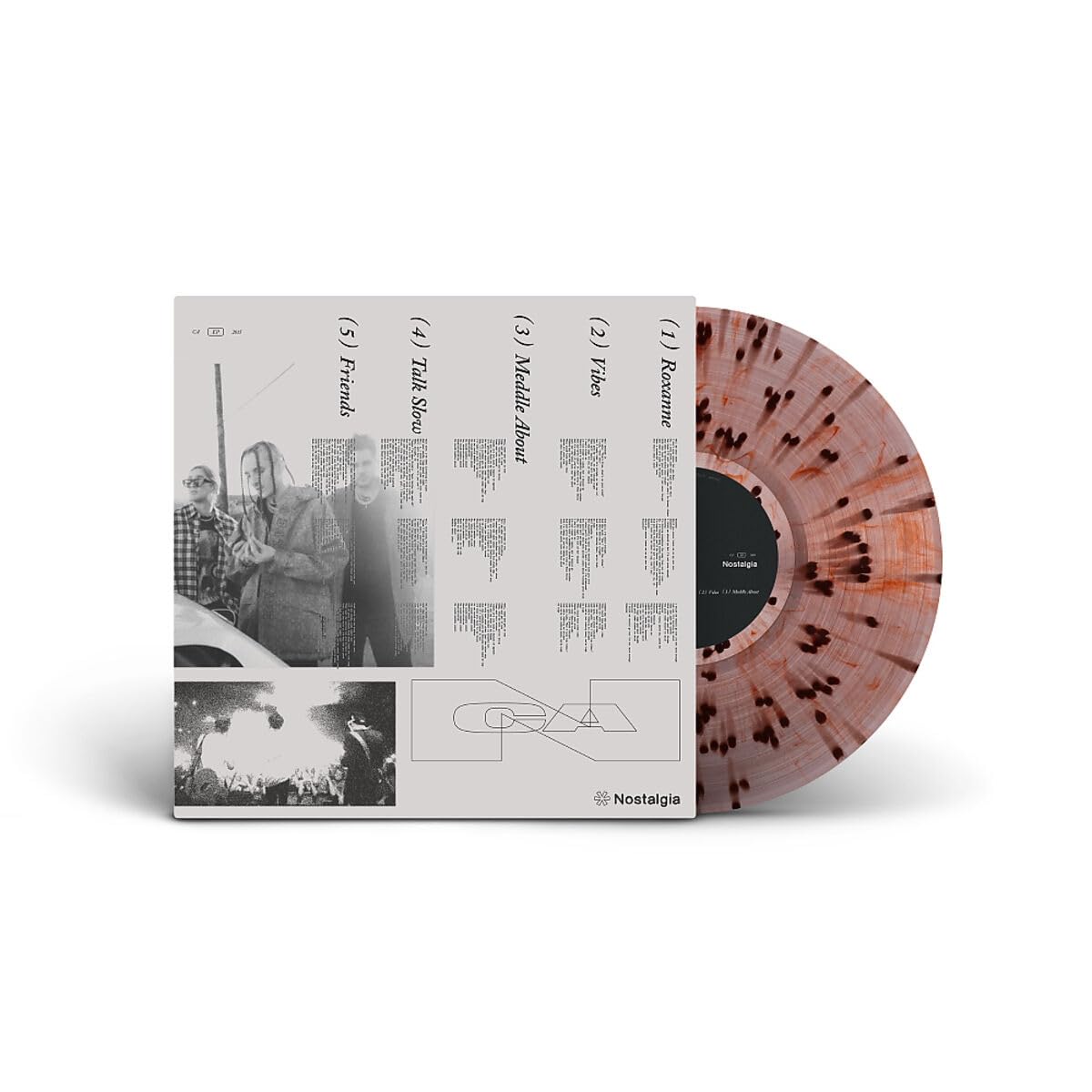Chase Atlantic - Nostalgia "Translucent Orange/Brown Splatter" Vinyl Record 12" EP