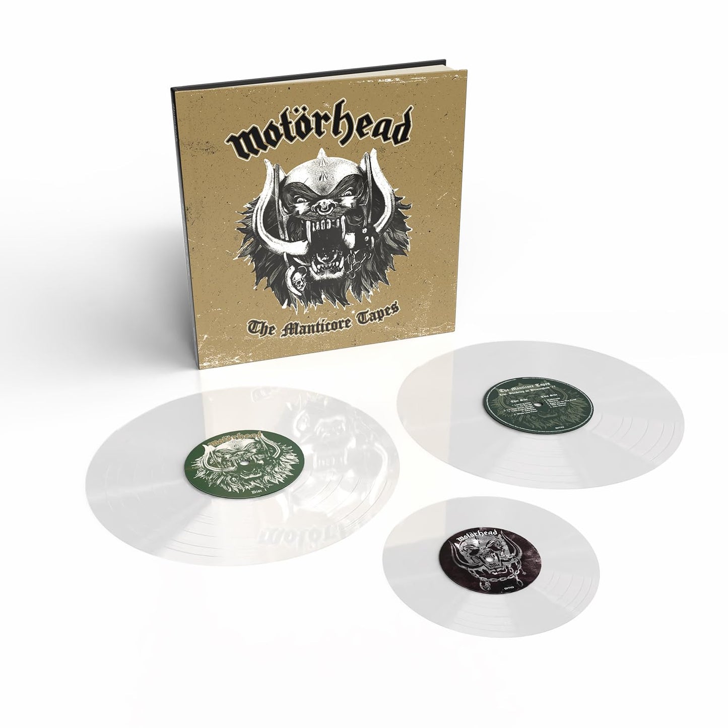 Mötörhead - The Manticore Tapes (Deluxe Bookpack) "Clear" Vinyl Record 2LP + 7" Single