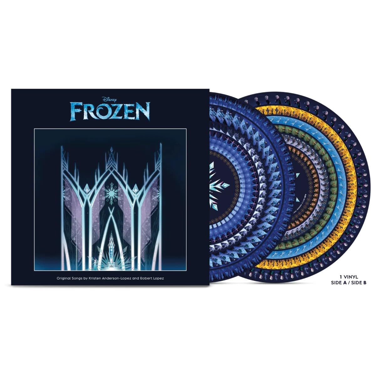 Frozen: The Songs "Zoetrope Picture Disc" Vinyl Record LP (10th Anniversary Edition)