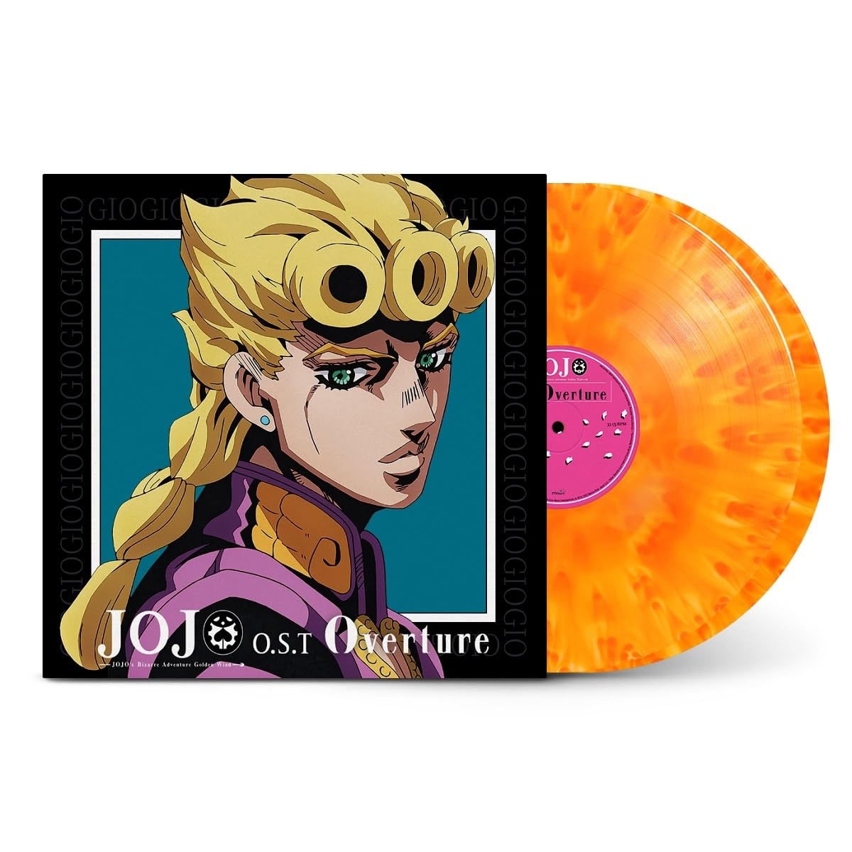 Yugo Kanno - JoJo's Bizarre Adventure: Golden Wind (Original Soundtrack) "Yellow & Orange" Vinyl Record 2LP