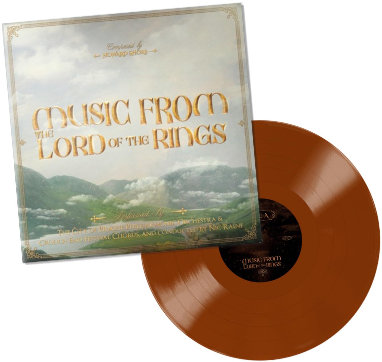 The City Of Prague Philharmonic Orchestra - Music From The Lord Of The Rings Trilogy "Brown" Vinyl Record 3LP