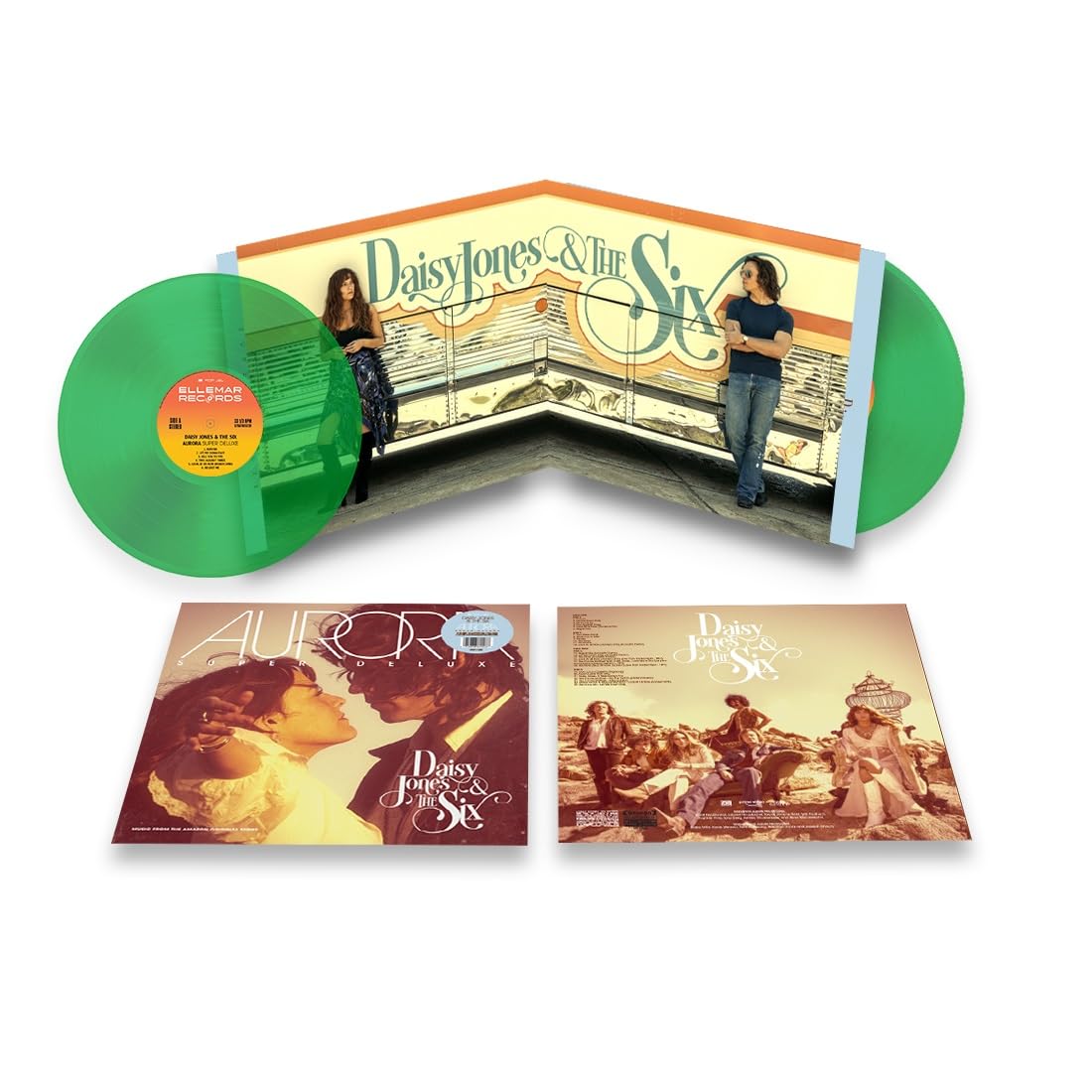 Daisy Jones & The Six - Aurora Super Deluxe Emerald Vinyl Record 2LP
