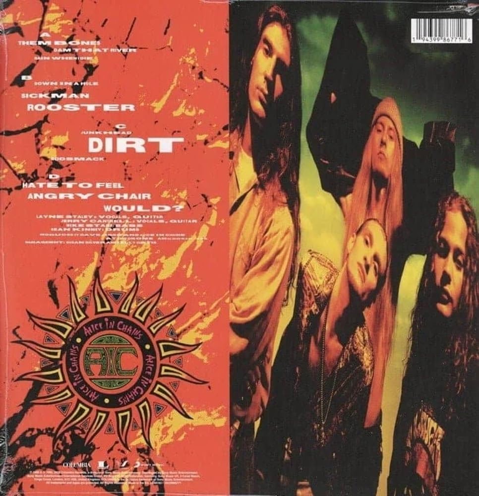 Alice In Chains - Dirt "Opaque Yellow" Vinyl Record 2LP