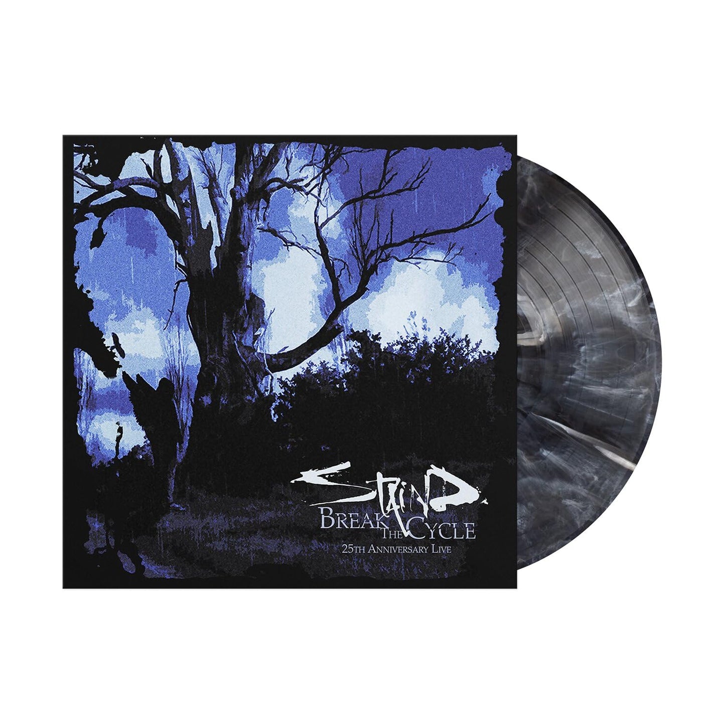 Staind - Break The Cycle (25th Anniversary Live) "Black Ice/Black Wave" Vinyl Record LP