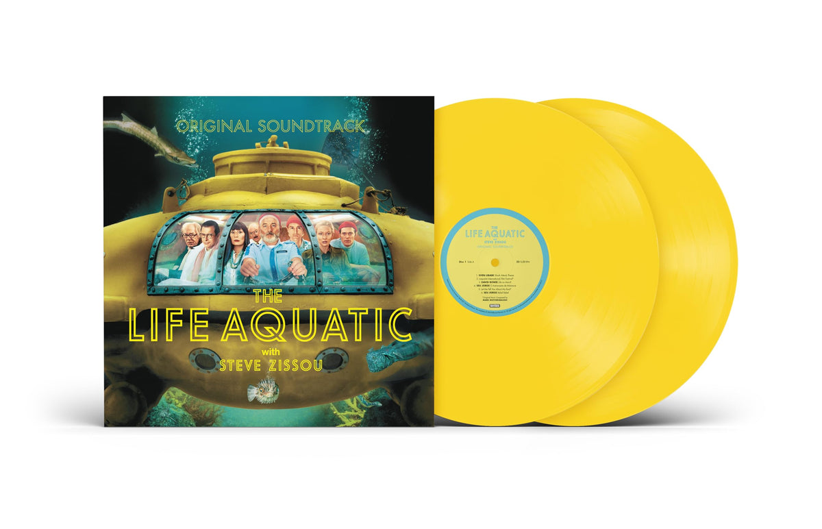 Various Artists - The Life Aquatic With Steve Zissou (Original Soundtrack) "Canary Yellow" Vinyl Record 2LP
