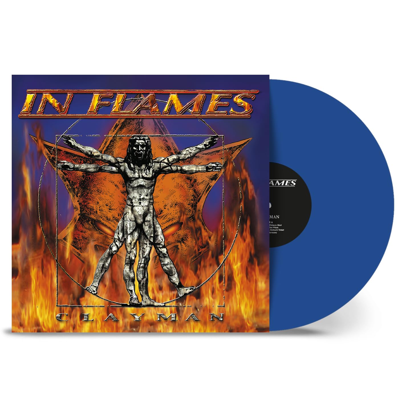 In Flames - Clayman "Solid Blue" Vinyl Record LP