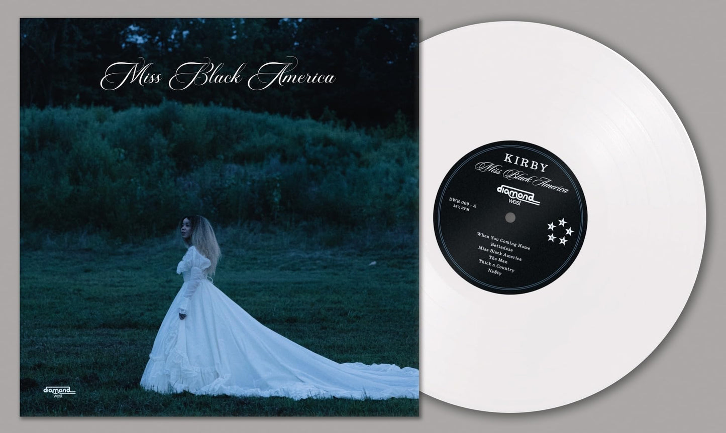 KIRBY - Miss Black America "White" Vinyl Record LP