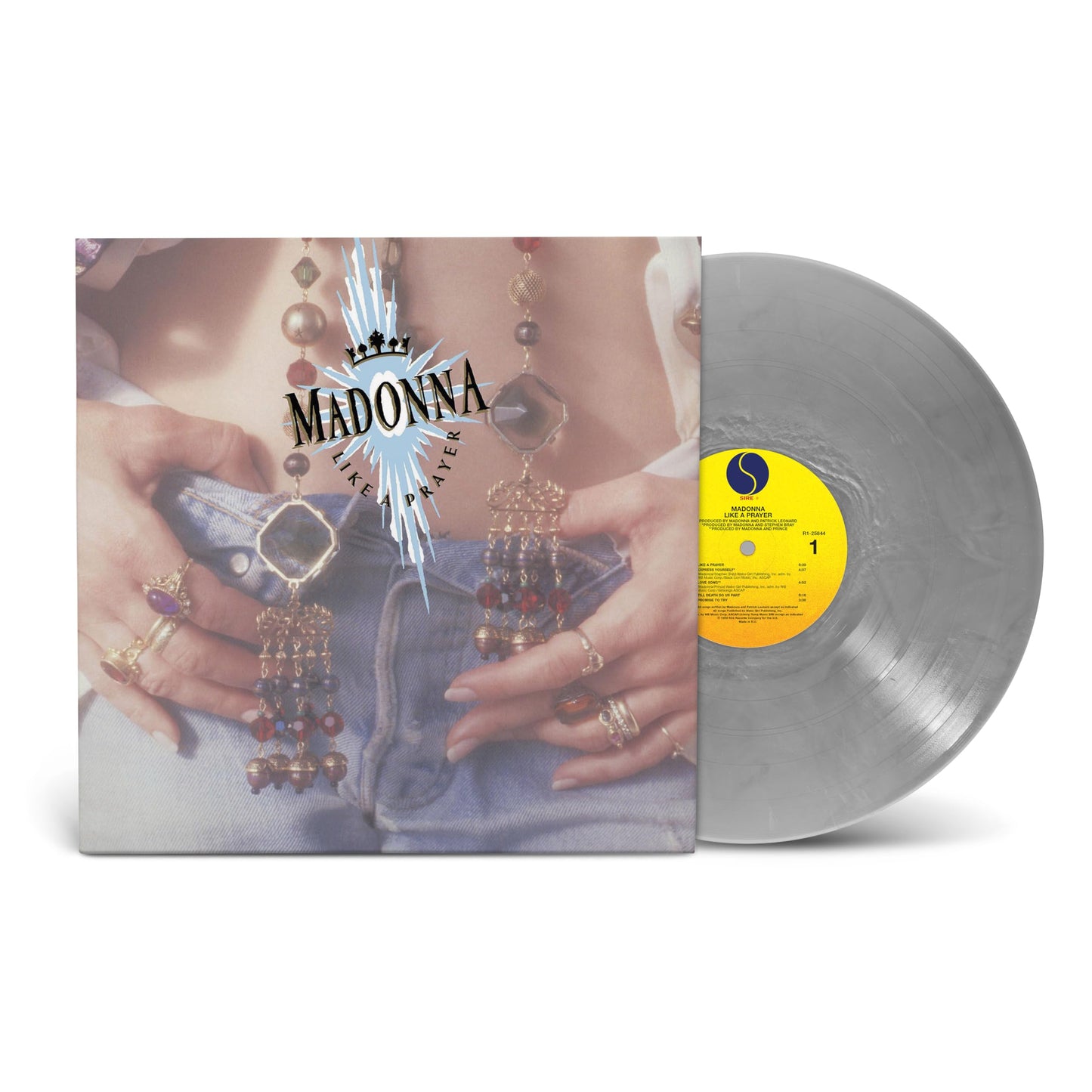 Madonna - Like A Prayer "Silver" Vinyl Record LP