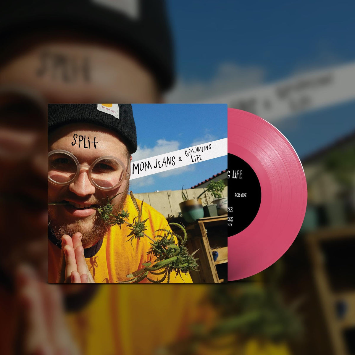 Mom Jeans. / Graduating Life - Split 7" Vinyl Record