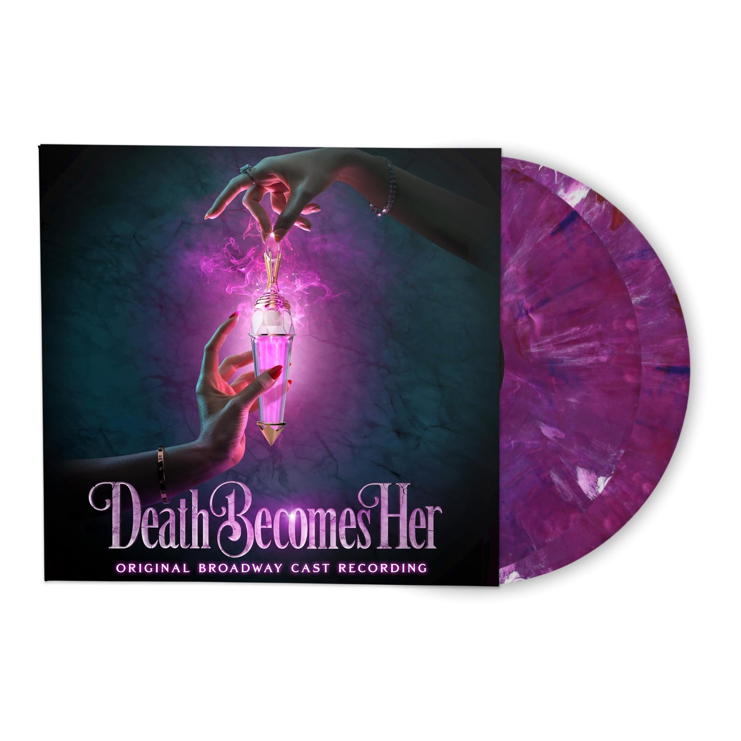 Death Becomes Her (Original Broadway Cast Recording) "Potion Purple" Vinyl Record 2LP