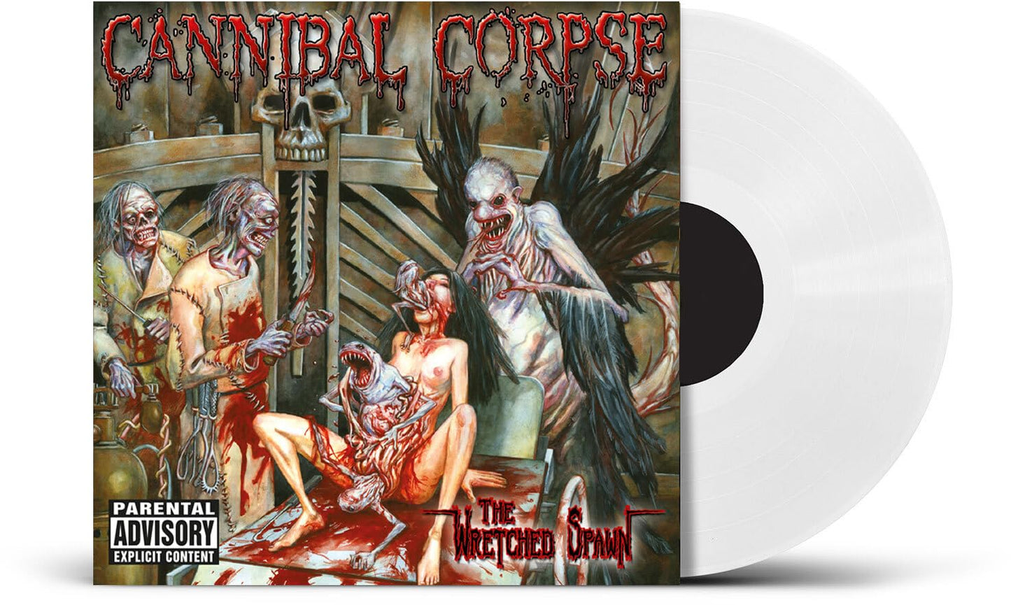 Cannibal Corpse - The Wretched Spawn "UK Exclusive White" Vinyl Record LP