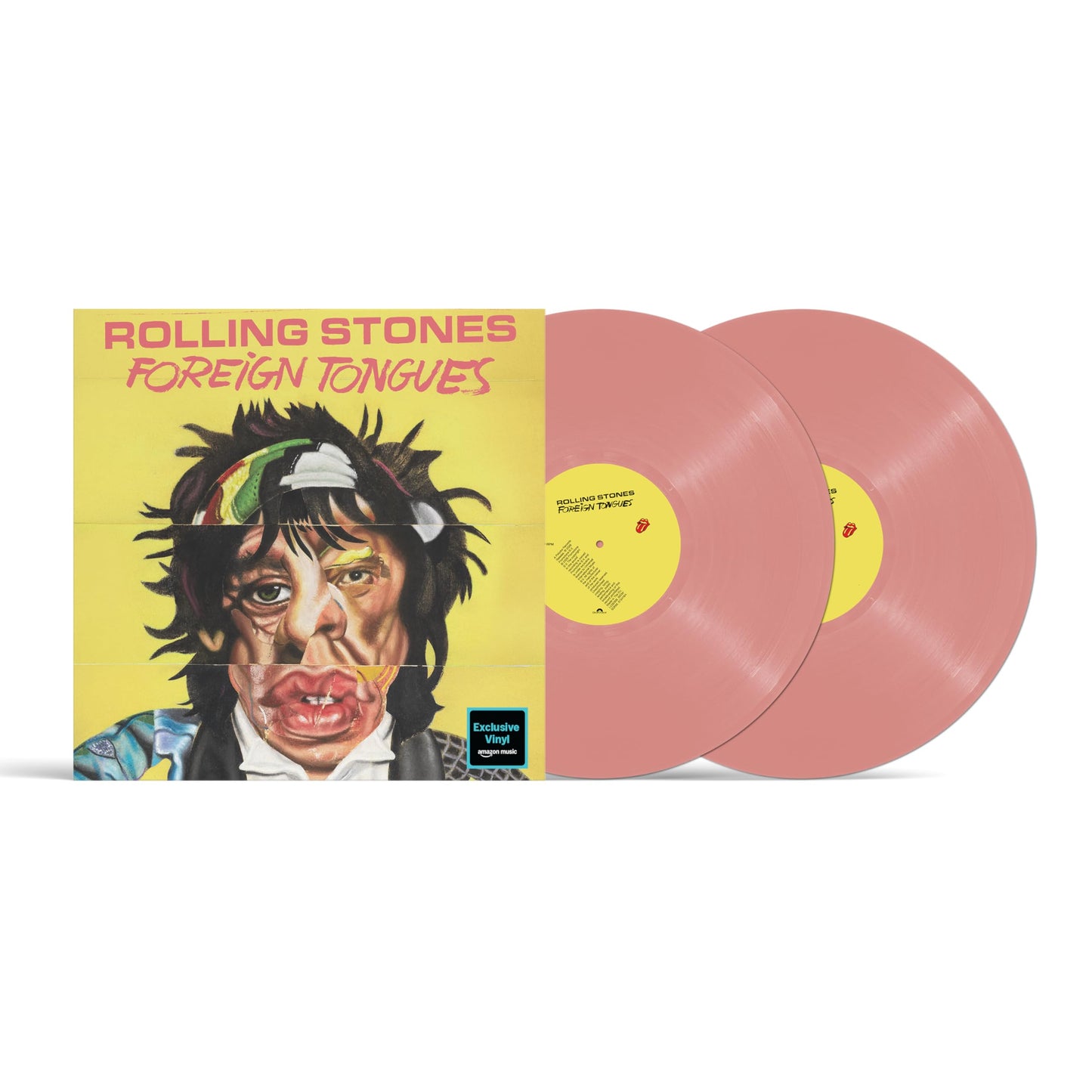 The Rolling Stones - Foreign Tongues Baby Pink Vinyl Record 2LP