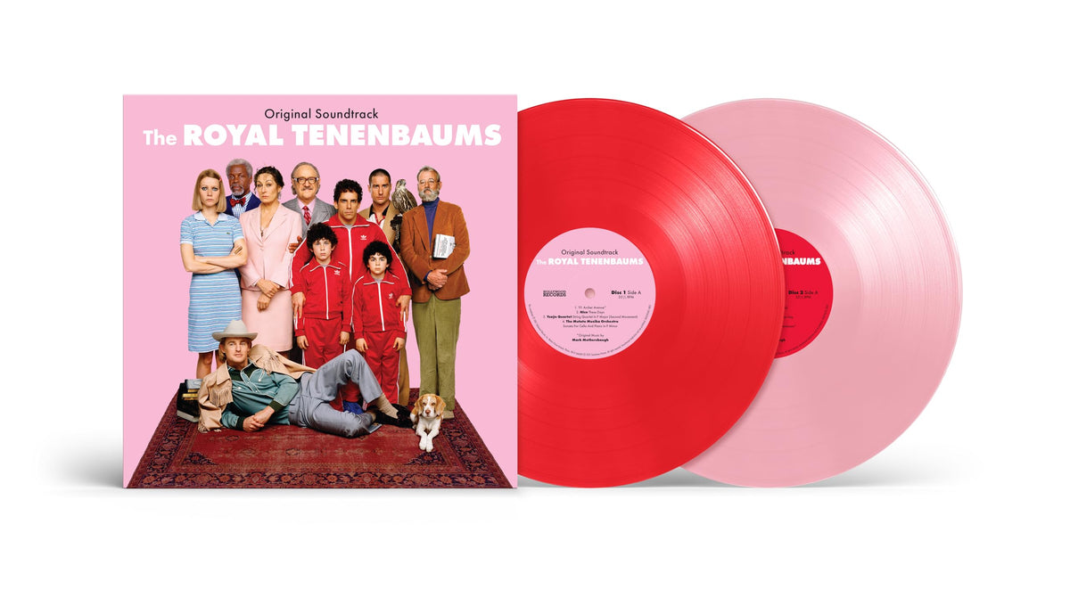 Mark Mothersbaugh & Various Artists - The Royal Tenenbaums (Original Soundtrack) "Apple Red/Baby Pink" Vinyl Record 2LP
