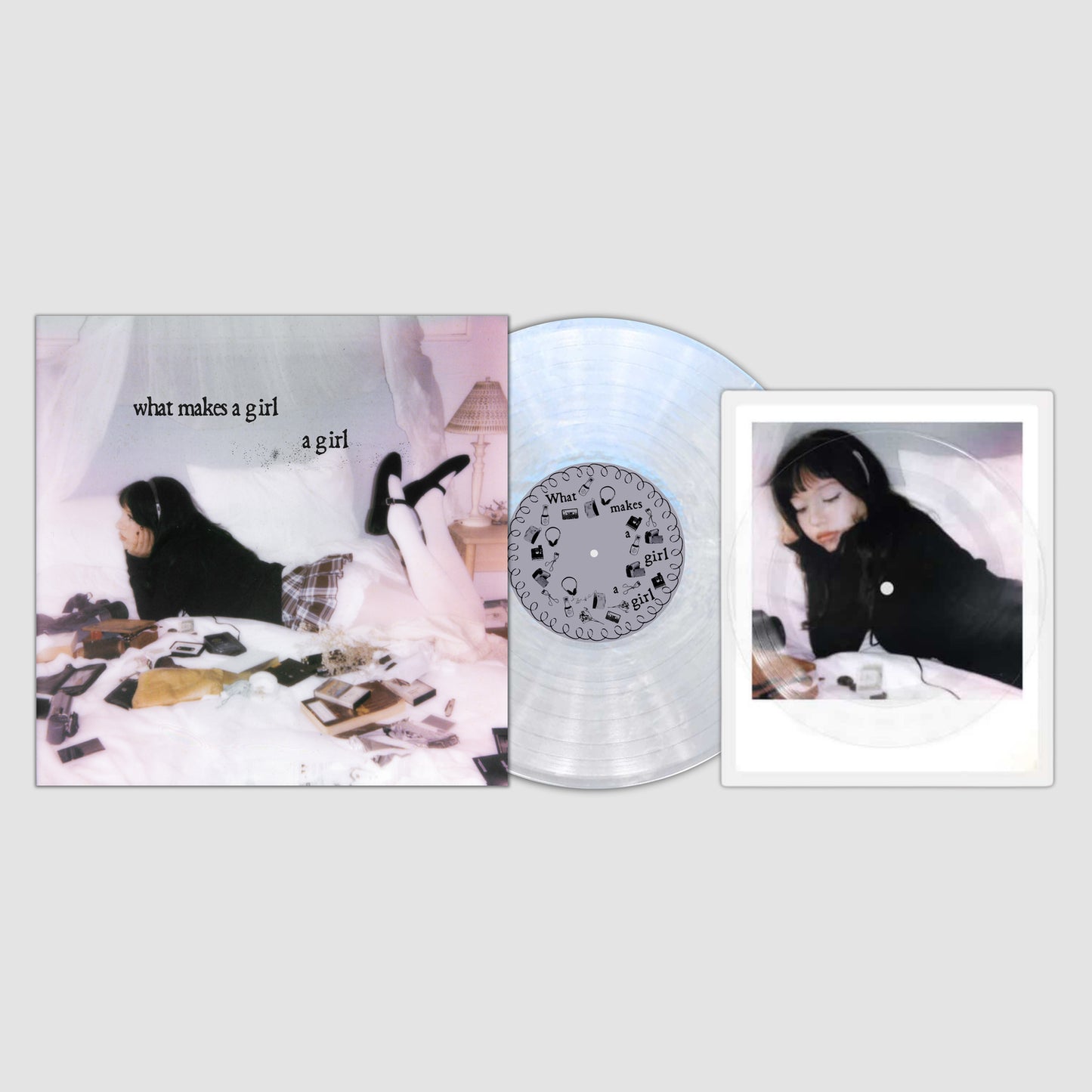 Esha Tewari - What Makes A Girl A Girl Deluxe Pearl and Polaroid Vinyl Record LP