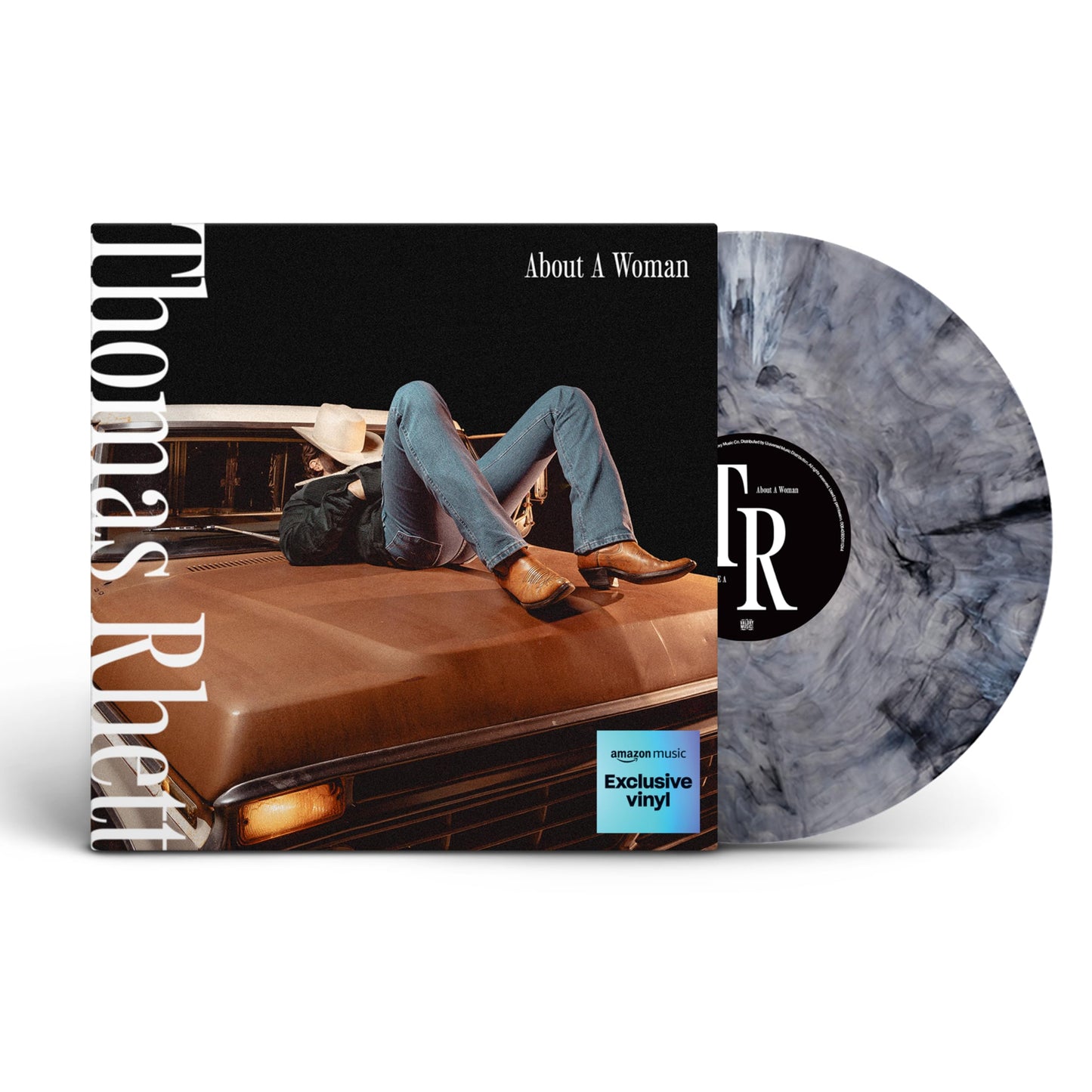 Thomas Rhett - About A Woman "Bleach Translucent" Vinyl Record LP