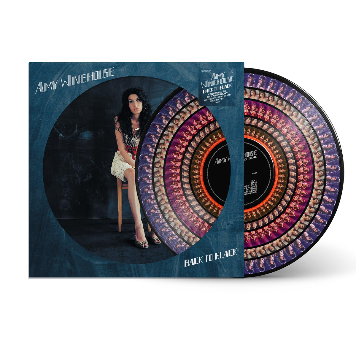 Amy Winehouse - Back To Black (20th Anniversary) "Zoetrope" Vinyl Record LP
