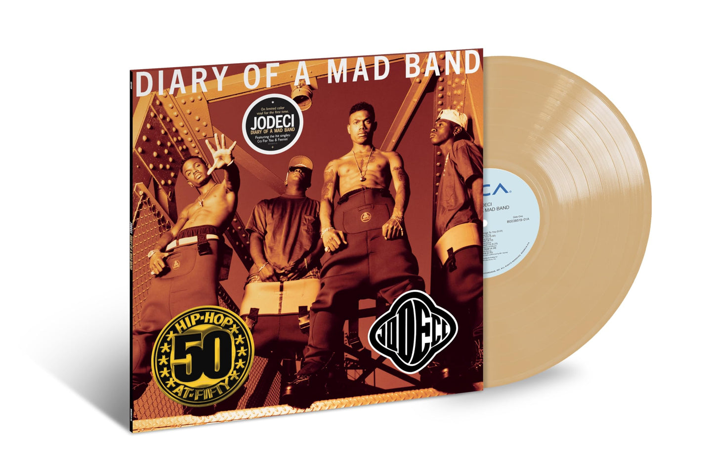 Jodeci - Diary Of A Mad Band "Translucent Tan" Vinyl Record LP