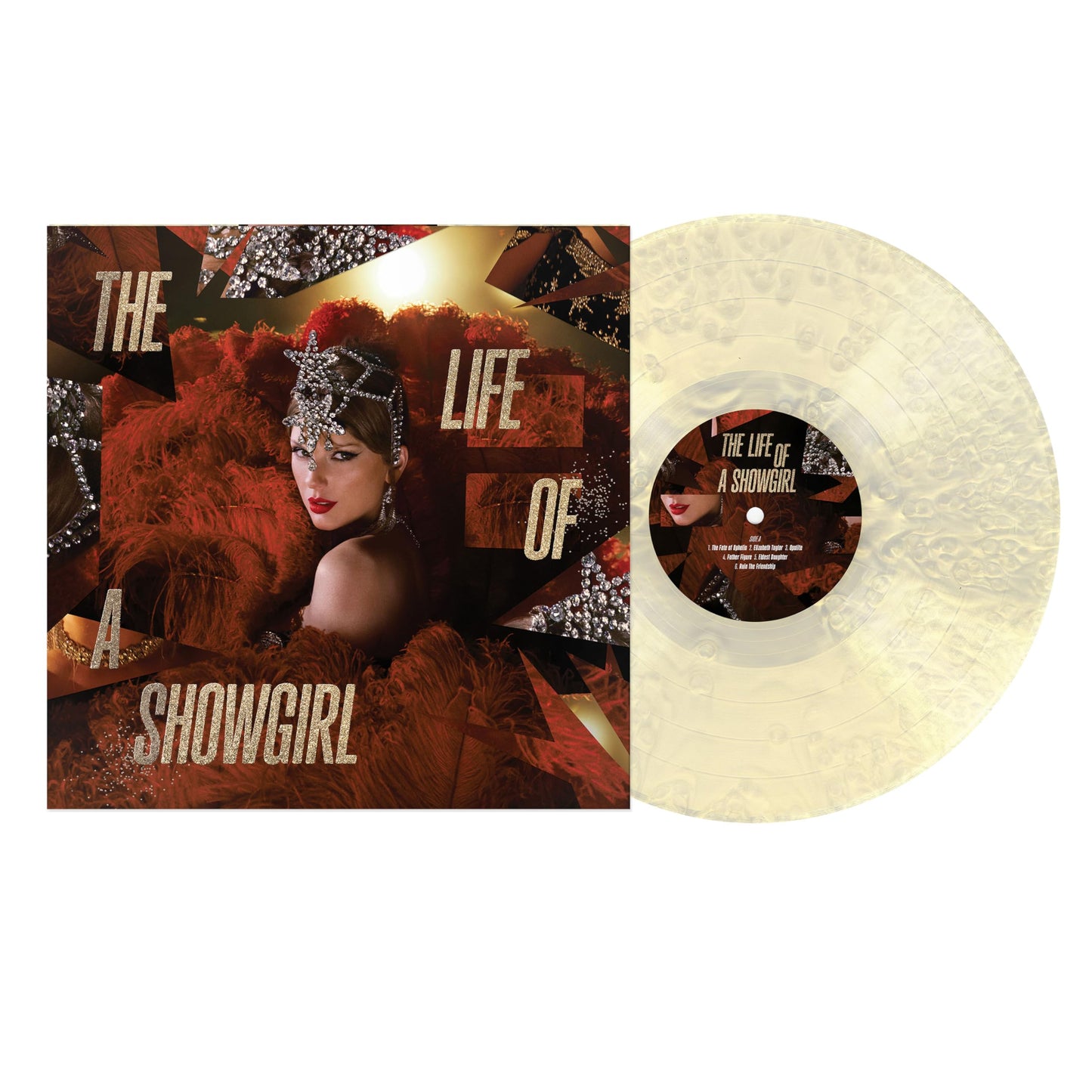 Taylor Swift The Life of a Showgirl The Tiny Bubbles in Champagne Vinyl Record LP