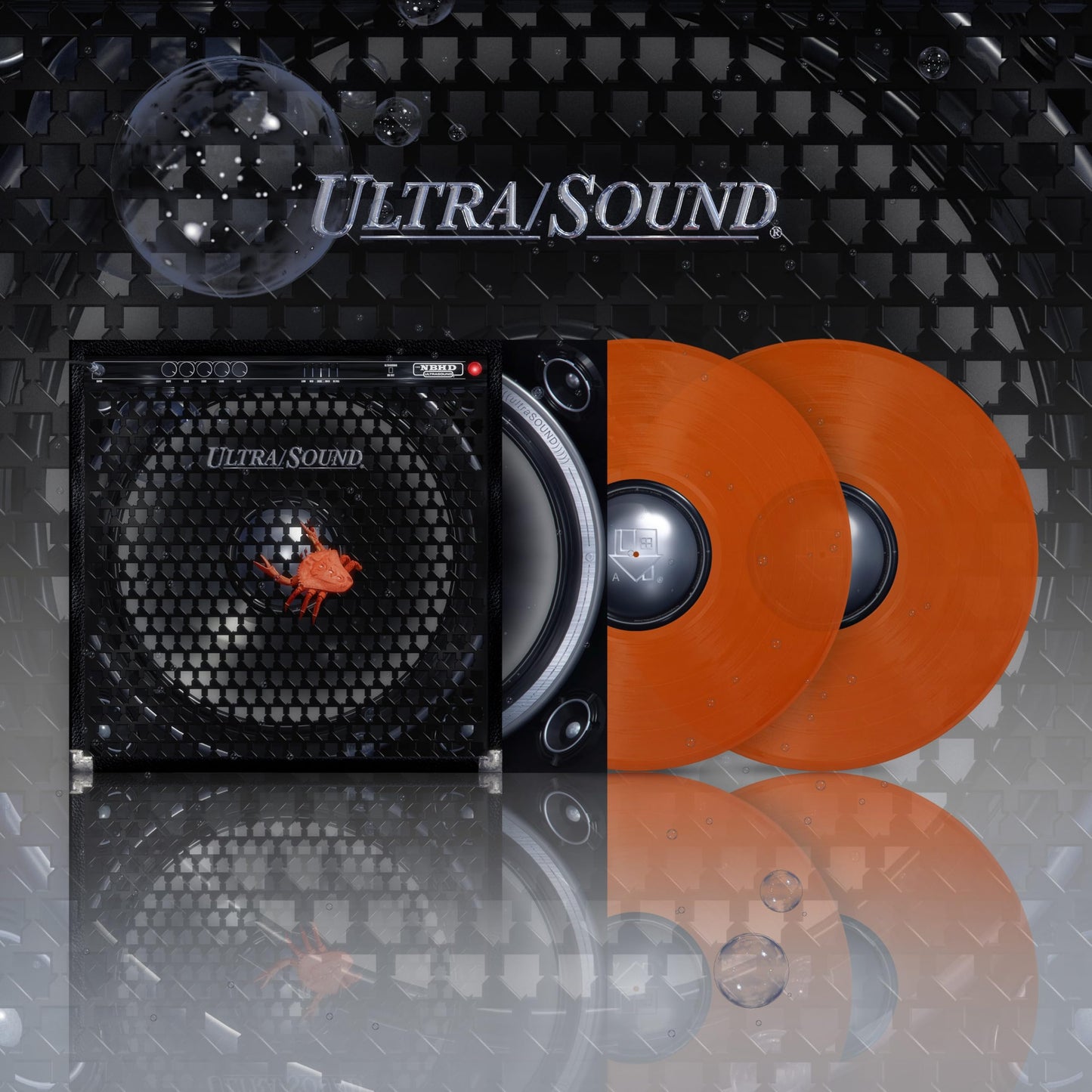 The Neighbourhood - (((((ultraSOUND)))))+ Translucent Orange Crush Vinyl Record 2LP
