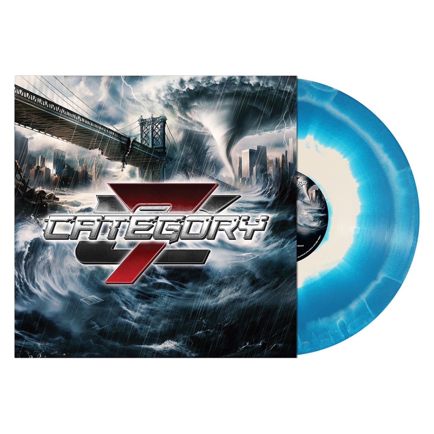 Category 7 - Category 7 "Storm Surge" (Blue & White Melt) Vinyl Record LP