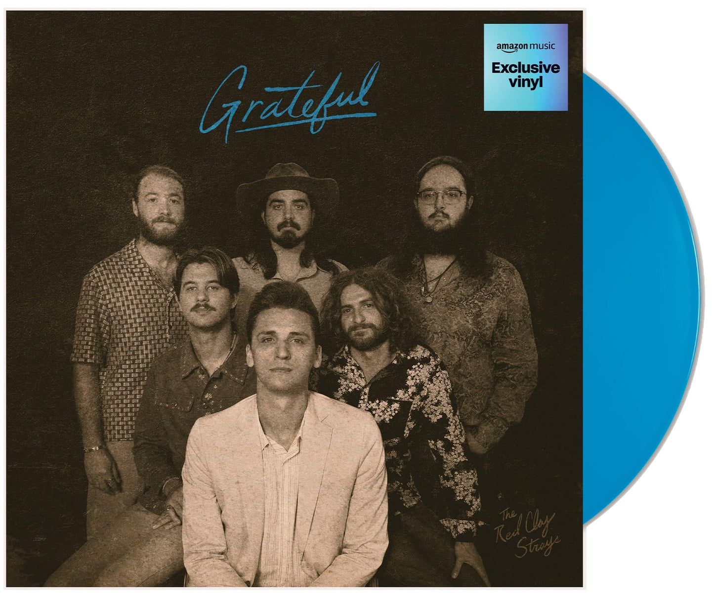 Red Clay Strays - Grateful Opaque Sky Blue Vinyl Record LP