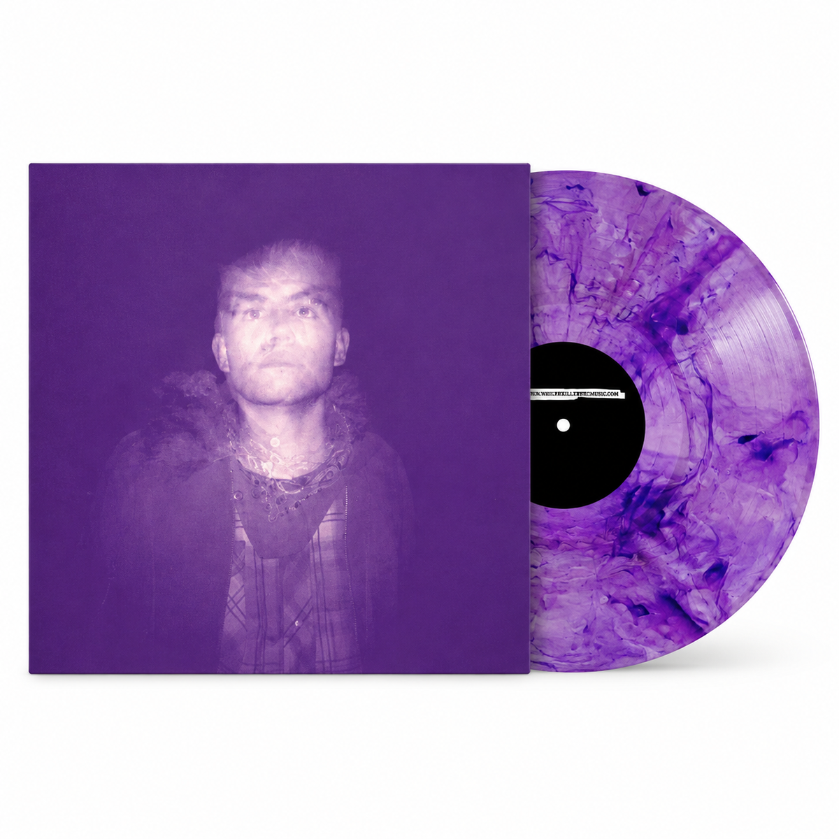 iwrotehaikusaboutcannibalisminyouryearbook - Purple Smoke Vinyl Record LP