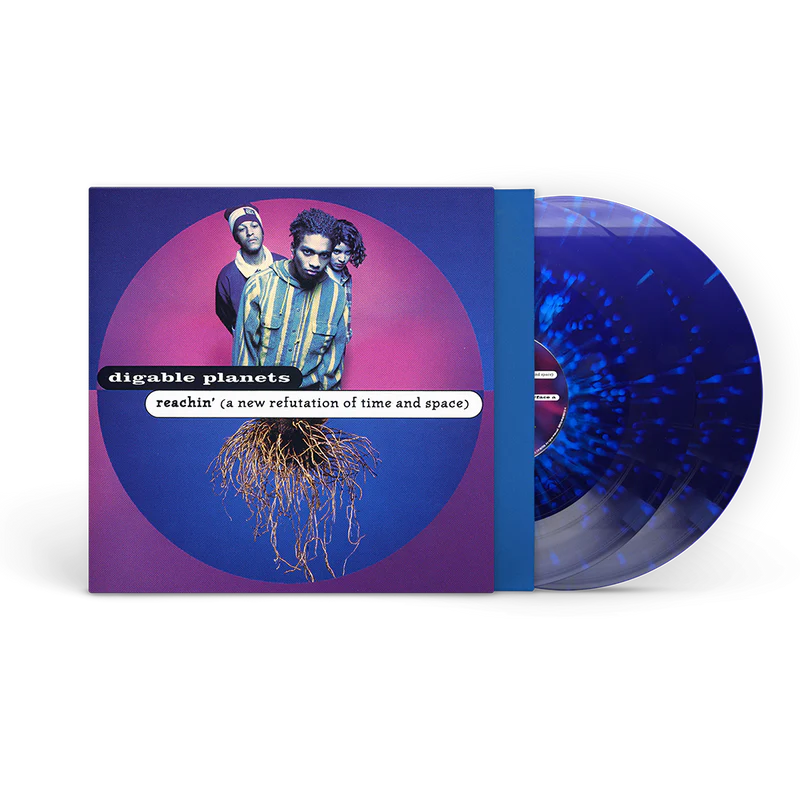 Digable Planets - Reachin' Blue & Purple Sapphire Splatter Vinyl Record 2LP