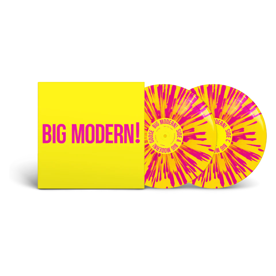 Goose - BIG MODERN! Yellow & Magenta Splatter Vinyl Record 2LP