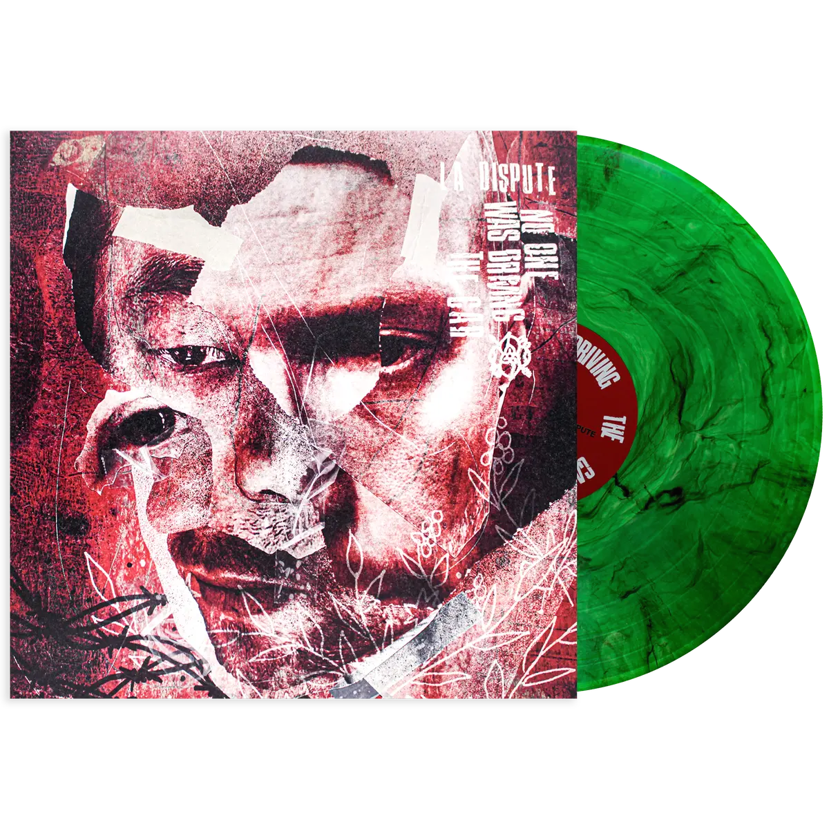 SIGNED La Dispute - No One Was Driving The Car Green Marble Vinyl Record 2LP
