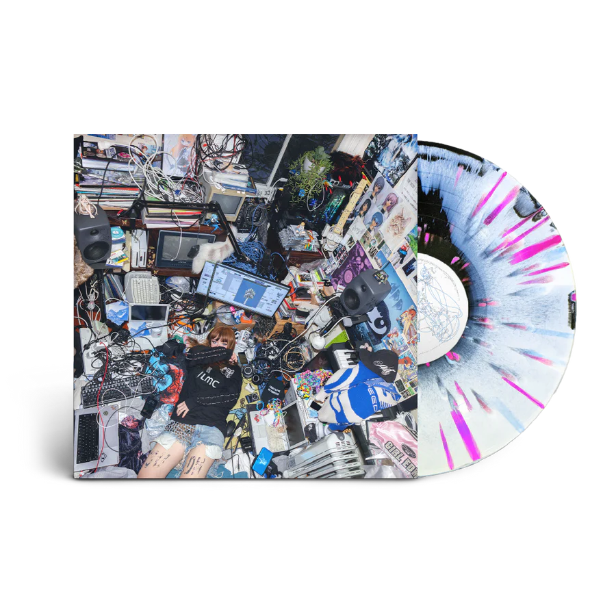 Ninajirachi - I Love My Computer Black, Grey & Pink Splatter Vinyl Record LP