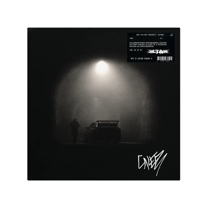 SIGNED Don Toliver - Octane Metallic Silver Tunnel Edition Vinyl Record 2LP