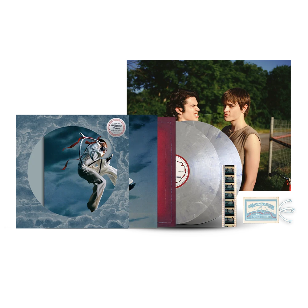 Conan Gray - Wishbone Deluxe Moths Silver Edition Vinyl Record 2LP