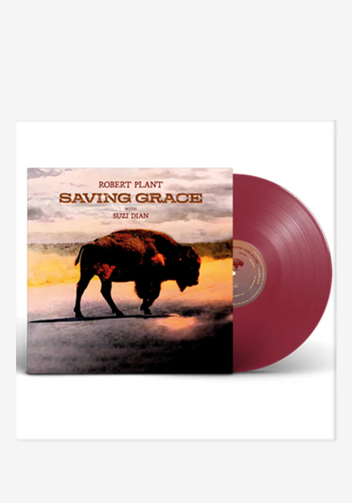 SIGNED Robert Plant - Saving Grace Red Vinyl Record LP