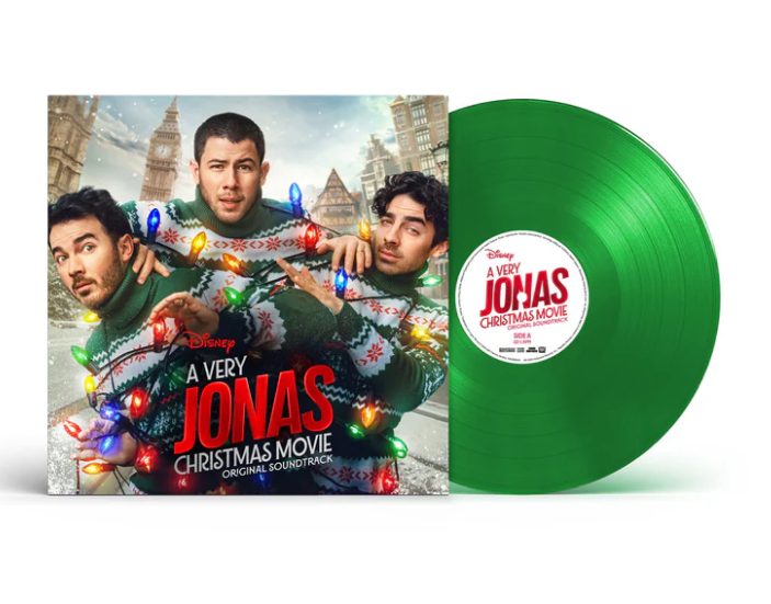 SIGNED Jonas Brothers - A Very Jonas Christmas Movie Original Soundtrack Vinyl Record LP