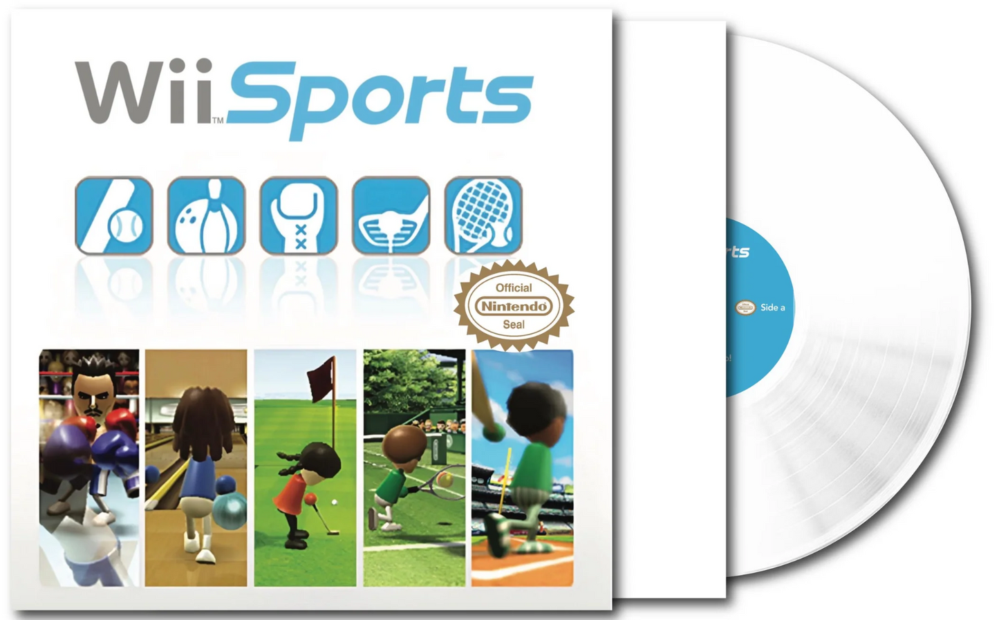 Kazumi Totaka - Wii Sports Original Video Game Soundtrack White Vinyl Record LP