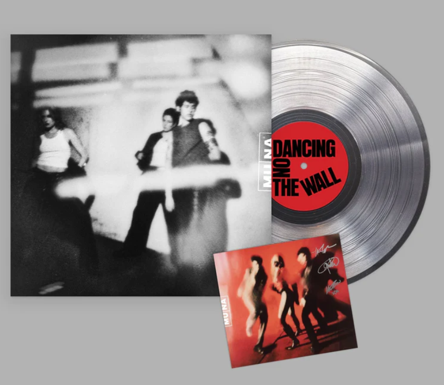 SIGNED Muna - Dancing On The Wall Crystal Clear Vinyl Record LP