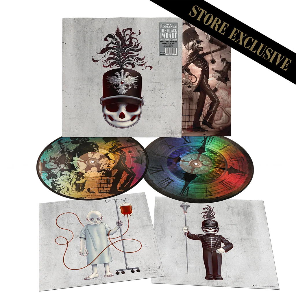My Chemical Romance - The Black Parade 20th Anniversary Laser-Etched Hologram Vinyl Record LP