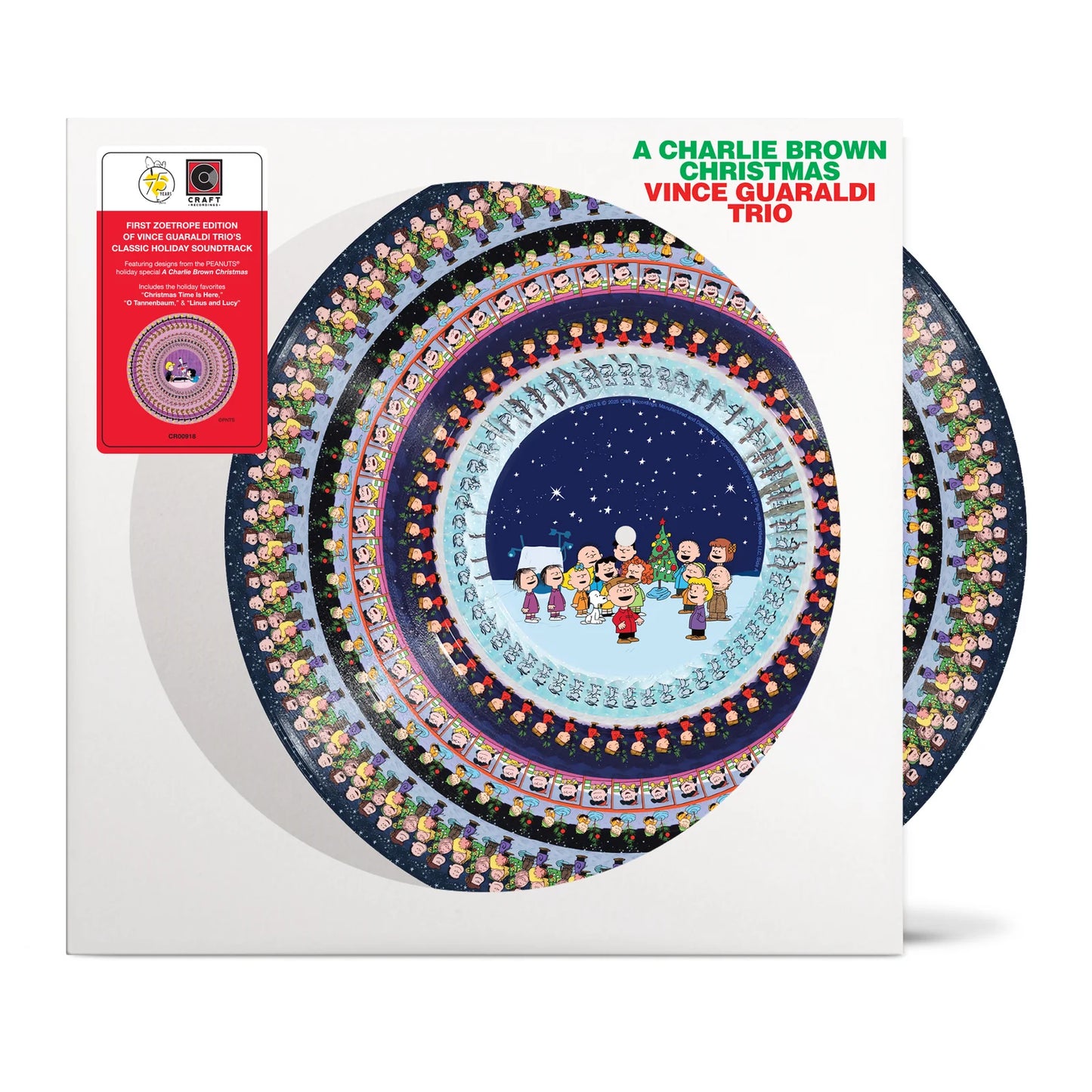 Vince Guaraldi Trio - A Charlie Brown Christmas Zoetrope Vinyl Record