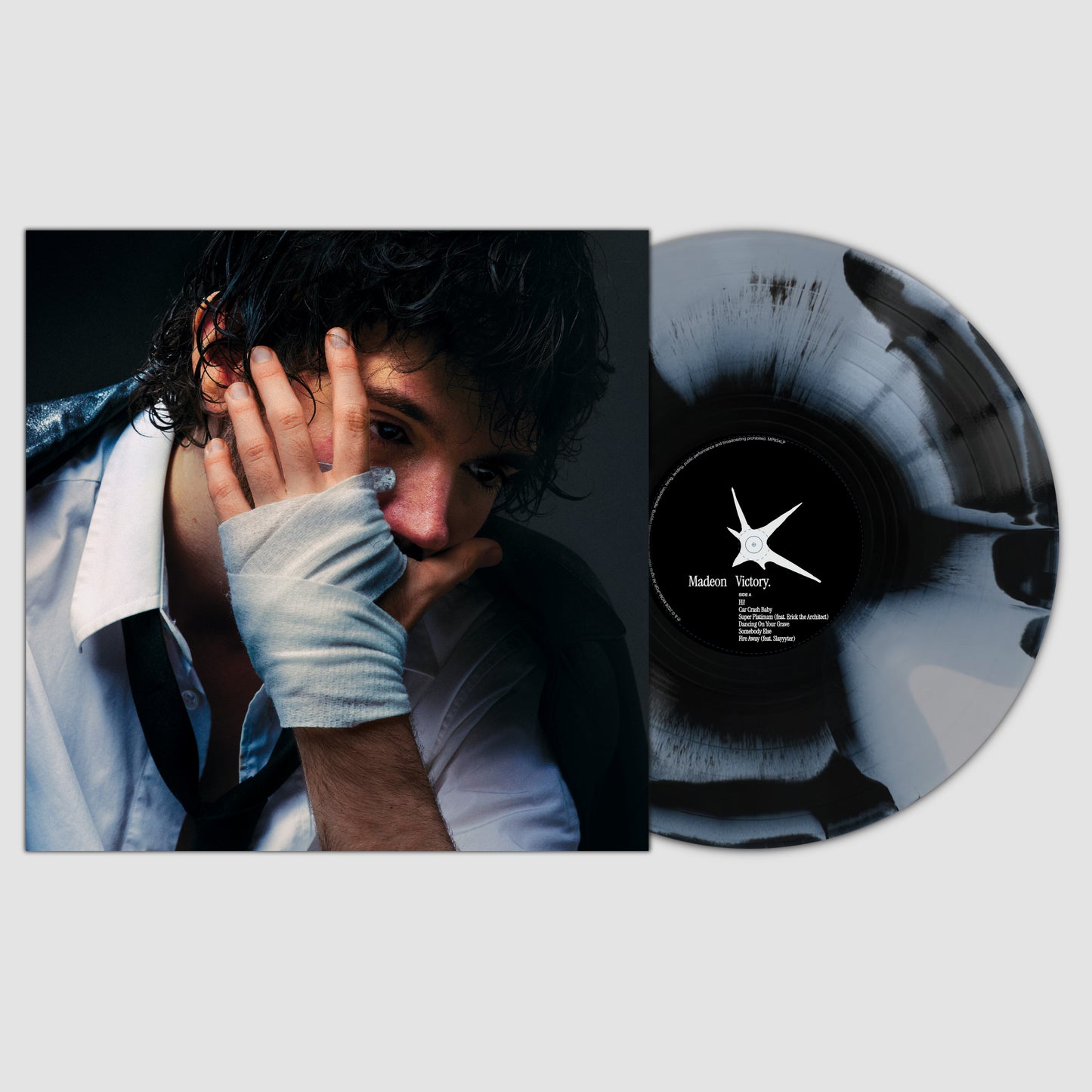 Madeon - Victory Black & White Haze Vinyl Record LP
