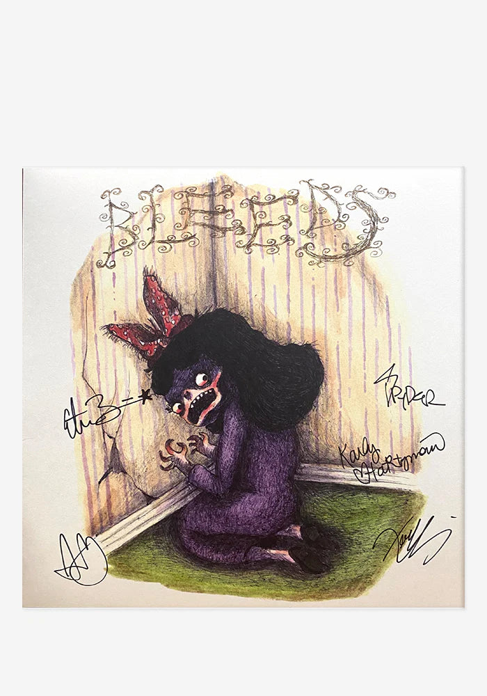 SIGNED Wednesday - Bleeds Eco Mix Vinyl Record LP