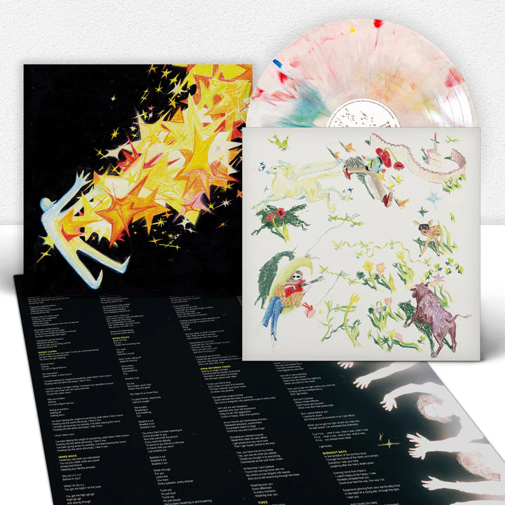 SIGNED Flipturn - Burnout Days Cover Opaque Crayons Vinyl Record LP