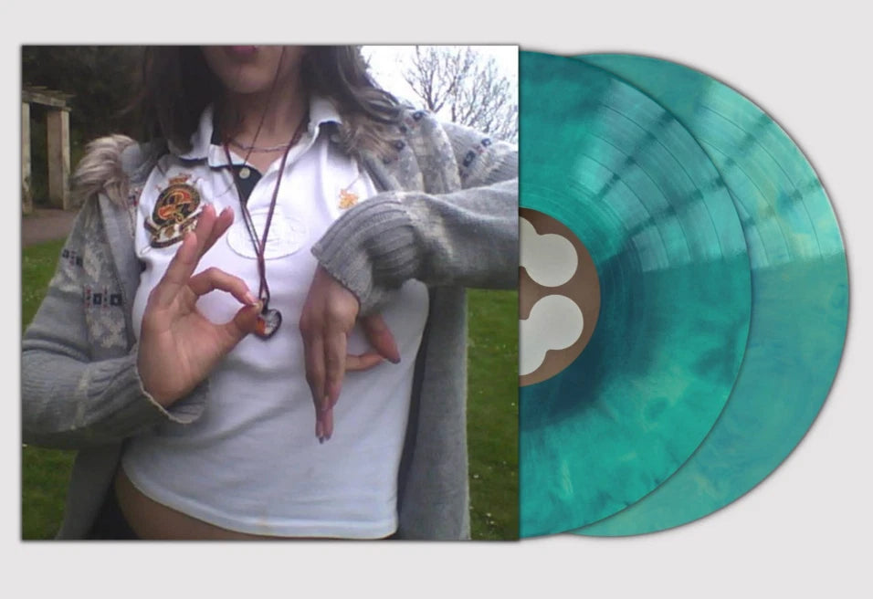 Bassvictim - Basspunk 1 + 2 Green Blue Galaxy Vinyl Record 2LP