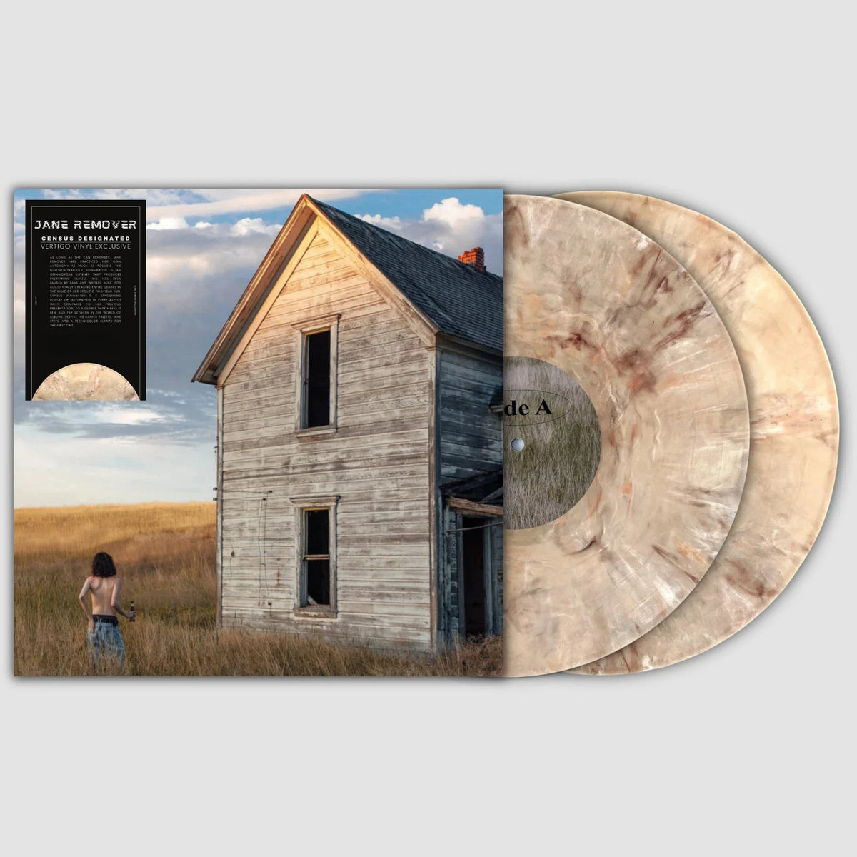 Jane Remover - Census Designated Sandstone Marble Vinyl Record 2LP