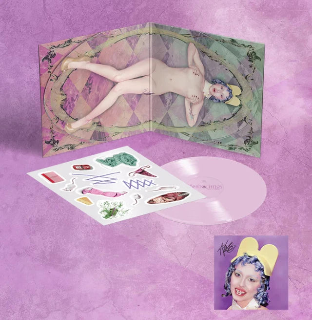 SIGNED Ashnikko - Smoochies Deluxe Lilac Purple Pastel Vinyl Record LP